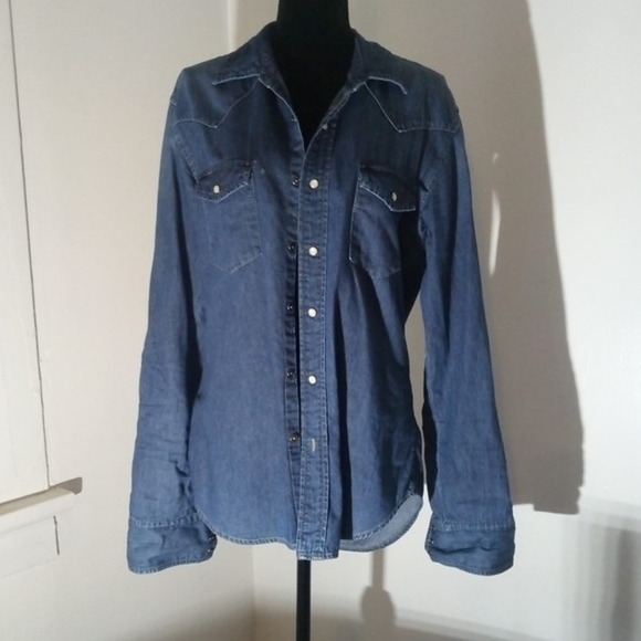 Gap Vintage Western Denim Button Up - Picture 1 of 5